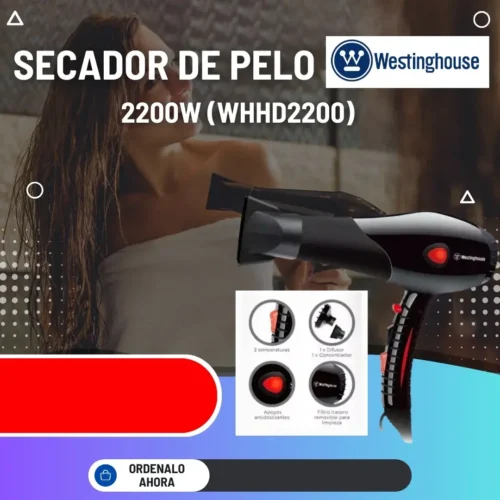 SECADOR DE PELO WESTINGHOUSE 2200W (WHHD2200)