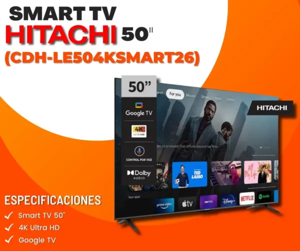 SMART TV HITACHI 50 (CDH-LE504KSMART26)