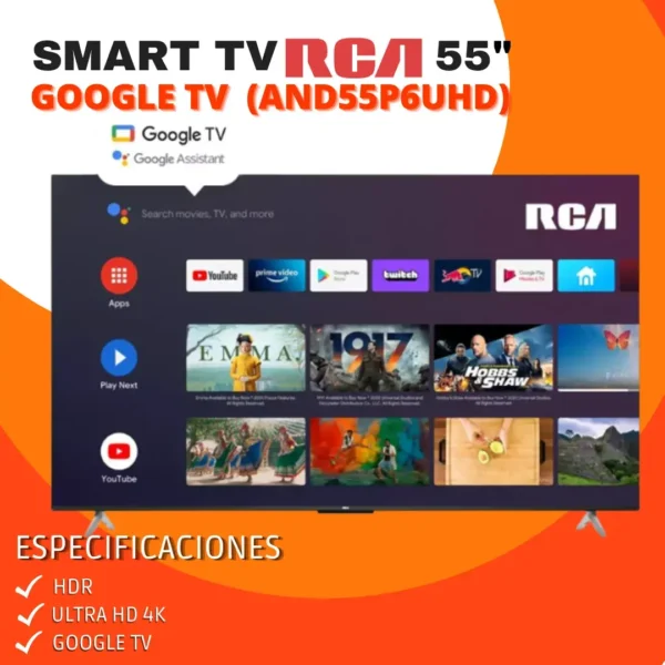 SMART TV RCA 55 (AND55P6UHD-F)