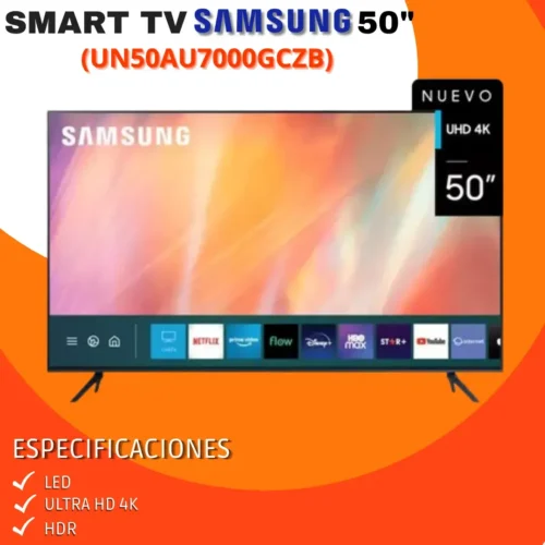 SMART TV SAMSUNG 50 (UN50AU7000GCZB)